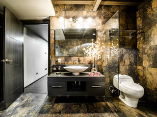 Casa Bugambilia, Con Contenedores S.A. de C.V. Con Contenedores S.A. de C.V. Bathroom Sinks