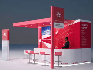 Stand per azienda di spedizioni, AK srl AK srl Commercial spaces