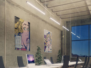 Render ambientazioni per luci, AK srl AK srl Study/office