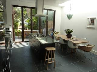 De Beauvoir Rear Kitchen Extension, Gullaksen Architects Gullaksen Architects Dapur Modern
