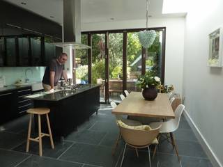 De Beauvoir Rear Kitchen Extension, Gullaksen Architects Gullaksen Architects Nhà bếp phong cách hiện đại