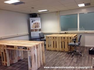 Pallet inrichting kantoor, Meubelen van pallets Meubelen van pallets Study/office Wood Wood effect