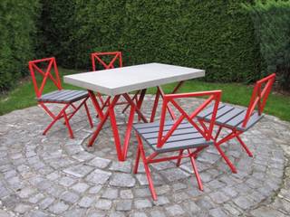 Ogrodowe stoły, krzesła, komplety, Stańczyk Konstrukcje Stańczyk Konstrukcje Modern garden