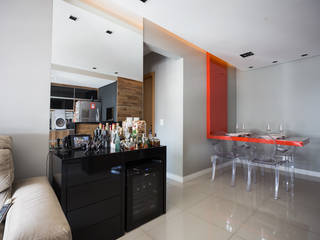 LA | Jantar, Kali Arquitetura Kali Arquitetura Modern dining room