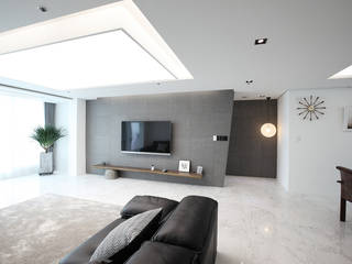 일산 강선마을 벽산아파트 58평형, MID 먹줄 MID 먹줄 Salas de estar modernas