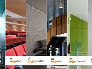 Productos técnicos SPIGOGROUP, SPIGOGROUP SPIGOGROUP Ruang Studi/Kantor Modern