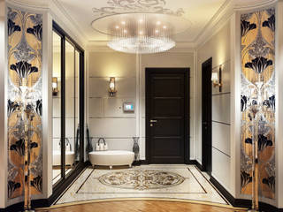 Прихожая в квартире, Sweet Home Design Sweet Home Design Modern corridor, hallway & stairs