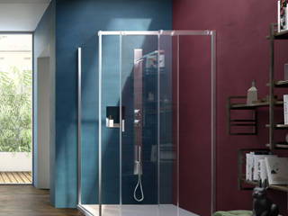 VISMARAVETRO _ nuovo box doccia scorrevole serie 8000, VISMARAVETRO VISMARAVETRO Modern bathroom