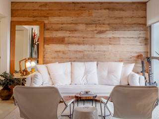 Shades of White, Helô Marques Associados Helô Marques Associados Rustic style living room