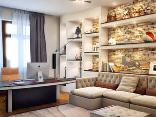Домашний кабинет, Sweet Home Design Sweet Home Design Minimalist study/office