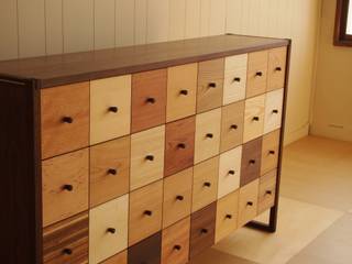 Iro色チェスト, 家具工房旅する木 家具工房旅する木 Living room