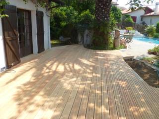 Terrasse en mélèze homify Modern Terrace