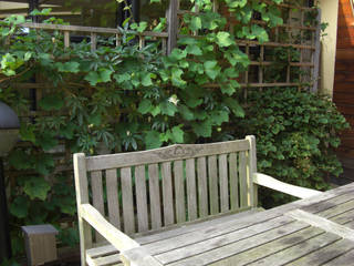 Bosbeek - patio voor gesloten afdeling dementie, Bureau Fonkel Bureau Fonkel Espaços comerciais