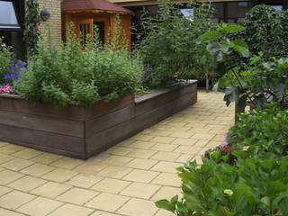 Bosbeek - patio voor gesloten afdeling dementie, Bureau Fonkel Bureau Fonkel Espaços comerciais