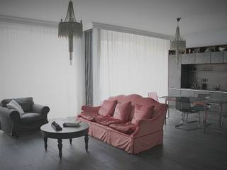 Нескучный серый, PichuginaDesign PichuginaDesign Living room
