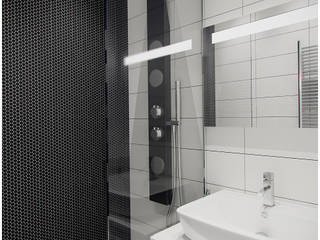 2-х комнатная квартира в Москве. Ванная, Rustem Urazmetov Rustem Urazmetov Minimalist style bathroom
