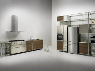 Meccanica Kitchen steel frame, Valcucine Valcucine Dapur Modern