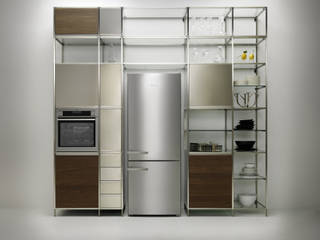 Meccanica Kitchen steel frame, Valcucine Valcucine 모던스타일 주방