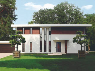 Im Bauhaus-Stil, Haacke Haus GmbH Co. KG Haacke Haus GmbH Co. KG Villas