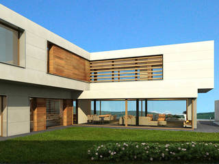 vivienda unifamiliar aislada en Monasterios, aguilar avila studio aguilar avila studio บ้านและที่อยู่อาศัย