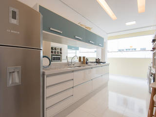 Supremo Boqueirão - Âncora Construtora, Renata Cáfaro Arquitetura Renata Cáfaro Arquitetura Modern kitchen