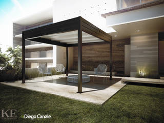 Catalogo KE Italy, Diego Canale Diego Canale Balcone, Veranda & Terrazza in stile minimalista