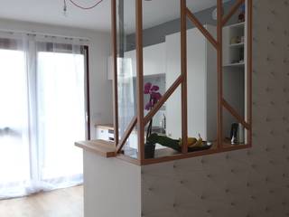 Rénovation minimaliste d’une cuisine et douche, Emilie Bouaziz Interior design Emilie Bouaziz Interior design Cocinas minimalistas