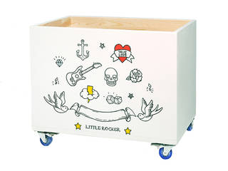 Toy chest “True love”, NOBOBOBO NOBOBOBO Cuartos infantiles de estilo escandinavo