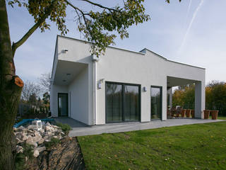 DOM PEŁEN ŚWIATŁA Anna Kukawska - Architekt Nowoczesne domy