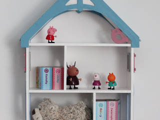 DOLLHOUSE „BLUE” Shelf., EBISSU EBISSU 러스틱스타일 아이방