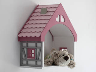 DOLLHOUSE „PINK HEART” Shelf., EBISSU EBISSU Nursery/kid’s room