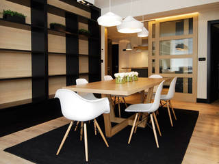 Decoración de casa moderna y actual para familia con niños, Sube Interiorismo Sube Interiorismo Modern dining room