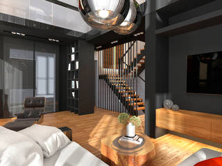 Интерьер дома в современном стиле , GM-interior GM-interior Phòng khách phong cách tối giản