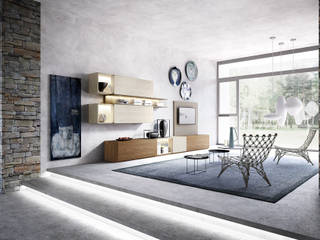 Catalogo Astor Mobili, Nespoli 3d Nespoli 3d 现代客厅設計點子、靈感 & 圖片