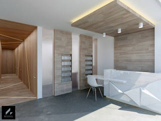 Clínica dental Granada, AG INTERIORISMO AG INTERIORISMO Commercial spaces Gỗ Wood effect