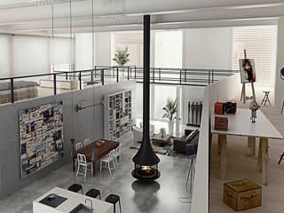 Loft a Milano, RenderLab RenderLab Комерційні приміщення