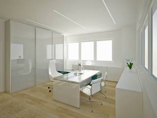 Uffici, M A+D Menzo Architettura+Design M A+D Menzo Architettura+Design Modern study/office