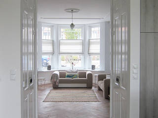 Totaal renovatie woonhuis Haarlem, Puurbouwen Puurbouwen Classic style living room