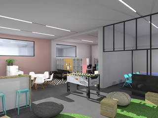 Espace de coworking - Bureaux - Colmar, SPICE Architecture d'intérieur SPICE Architecture d'intérieur Commercial spaces