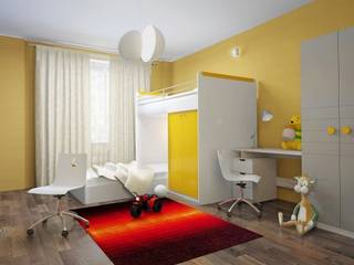 3-х комнатная квартира 112.60m², PLANiUM PLANiUM Habitaciones para niños de estilo tropical