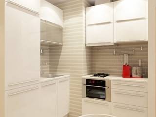 1-но комнатная квартира-студия 23.60m², PLANiUM PLANiUM Cocinas modernas