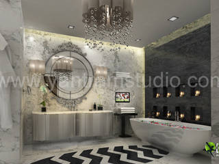 Bathroom 3D Interior Design, Yantram Animation Studio Corporation Yantram Animation Studio Corporation حمام