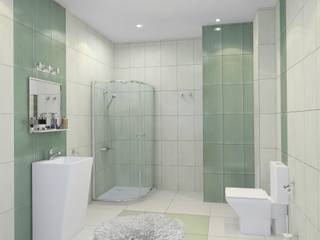3-х комнатная квартира 112.60m², PLANiUM PLANiUM Minimalist style bathroom