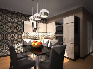 2-х комнатная квартира 78.50m², PLANiUM PLANiUM Colonial style kitchen