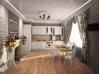 1-но комнатная квартира 61.15m², PLANiUM PLANiUM Dapur Klasik