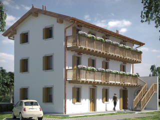 residenziale - classic design, dellaschiava dellaschiava Casas campestres