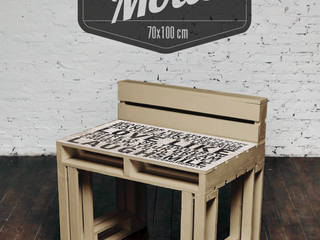 Biurko Motto/ Motto Desk 70x100, Tailormade Furniture Tailormade Furniture مكتب عمل أو دراسة