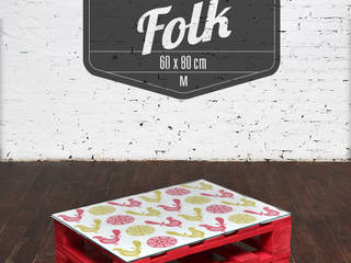 Stoliki kawowe FOLK/ FOLK coffee tables 60x80, Tailormade Furniture Tailormade Furniture Ruang Keluarga Gaya Country