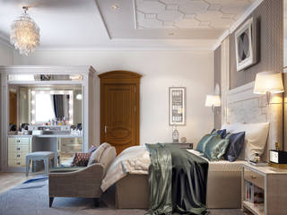 Спальня в стиле Ар-деко, Sweet Home Design Sweet Home Design Modern style bedroom