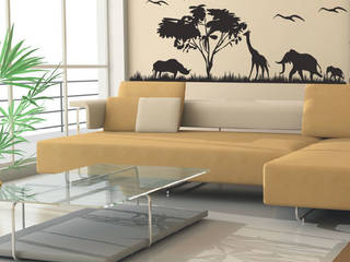 Wandtattoos von wandmotiv24, wandmotiv24 wandmotiv24 Modern living room